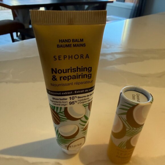 ✨CLOSET CLEAR OUT ✨ NEW - Sephora hand balm and lip balm duo - Picture 2 of 2